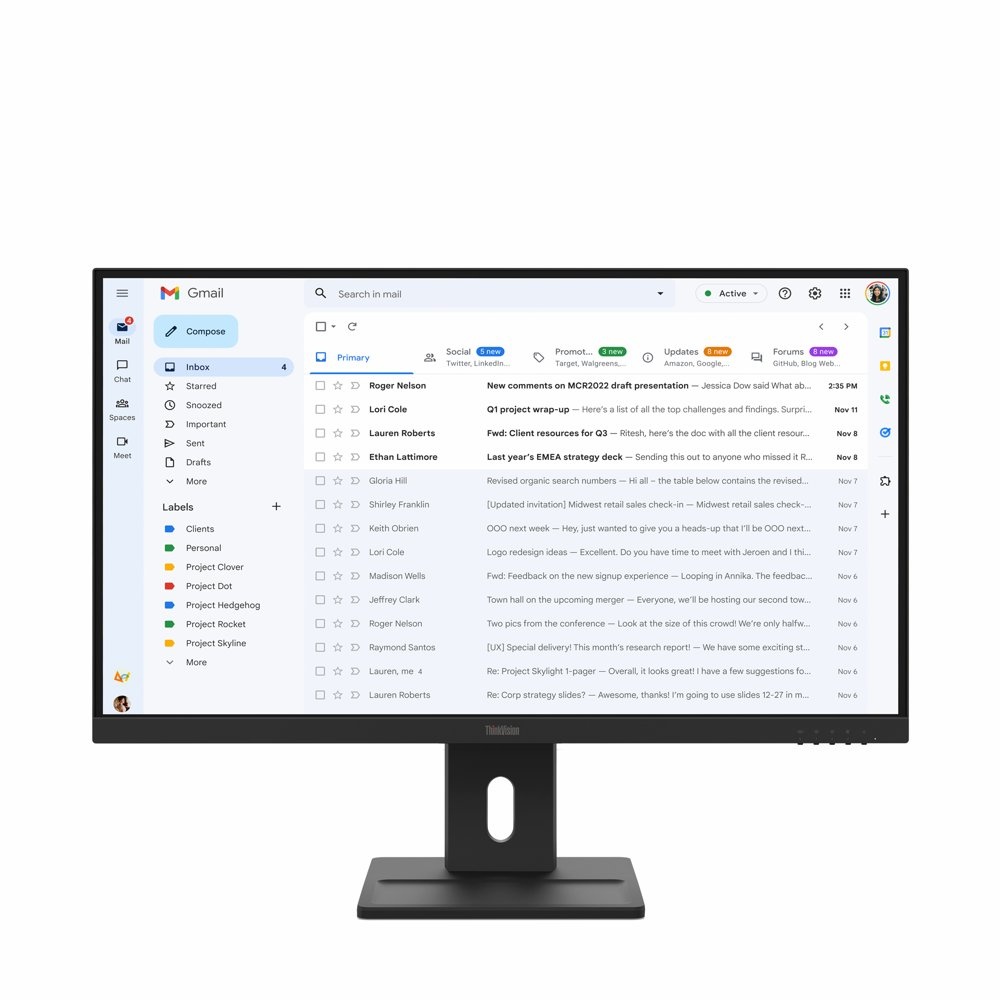 Lenovo ThinkVision E27-40 | 27″ Full HD IPS | 100 Hz | HDMI & DisplayPort | Monitor
