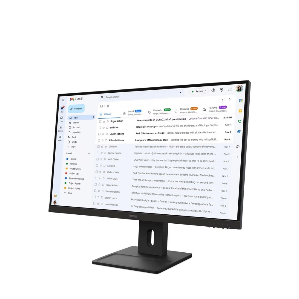 Lenovo ThinkVision E27-40 | 27" Full HD IPS | 100 Hz | HDMI & DisplayPort | Monitor - Afbeelding 3