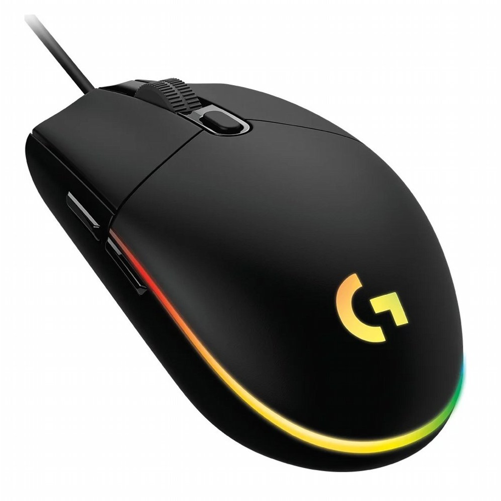 Logitech G102 LIGHTSYNC | 8000 DPI | 6 Knoppen | RGB | Bedrade Gamingmuis | Zwart