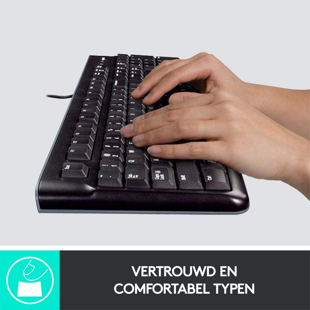 Logitech K120 | Zakelijk Bedraad Toetsenbord | QWERTY - Afbeelding 8