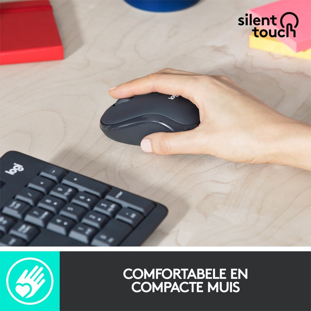 Logitech MK295 Silent | Draadloze Muis en Toetsenbordcombo | QWERTY - Afbeelding 9