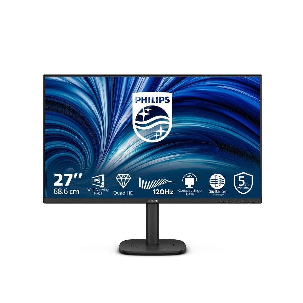 Philips 27B2N3500J/00 | 27″ Quad HD IPS Monitor | 120 Hz | Zwart | OPEN BOX