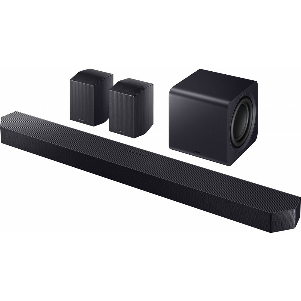 Samsung HW-Q990H Q-Series | 11.1.4-kanaals Dolby Atmos Soundbar | Draadloze Subwoofer & Rear Speakers | Zwart - Afbeelding 2