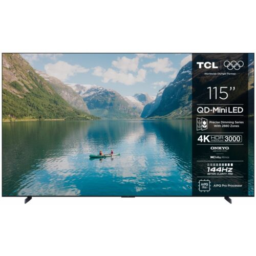 TCL 115C7K | 115" 4K Ultra HD QD-MiniLED | 120Hz | Google TV | HDMI 2.1 | Dolby Vision IQ | Smart TV