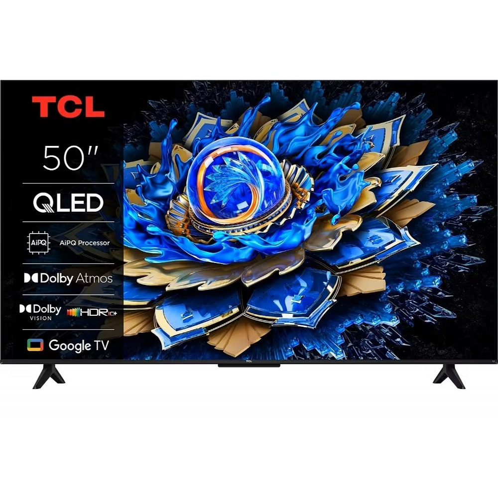 TCL 50T69C | 50″ 4K Ultra HD QLED | 60Hz | Google TV | Dolby Vision | HDMI 2.1 | Smart TV