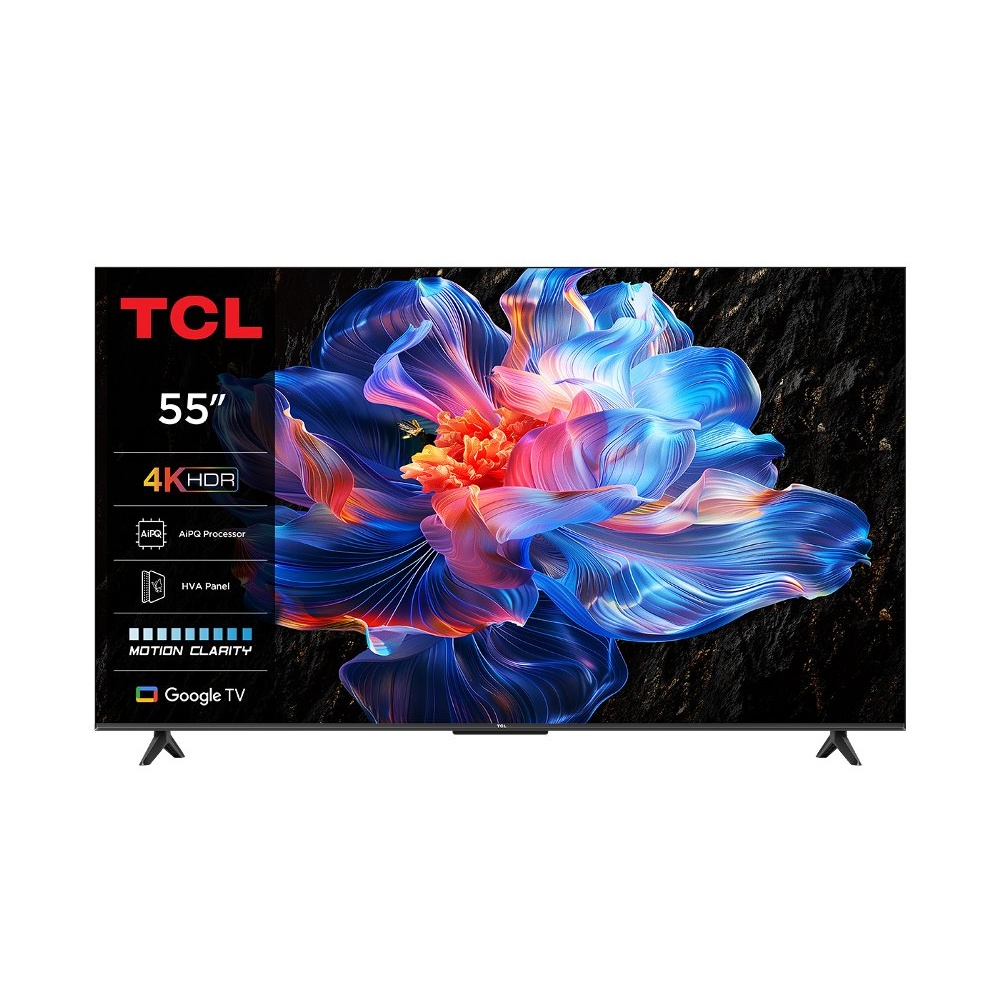 TCL 55P6K 55″ | 4K UHD Smart TV | Google TV | HDR10 | Zwart