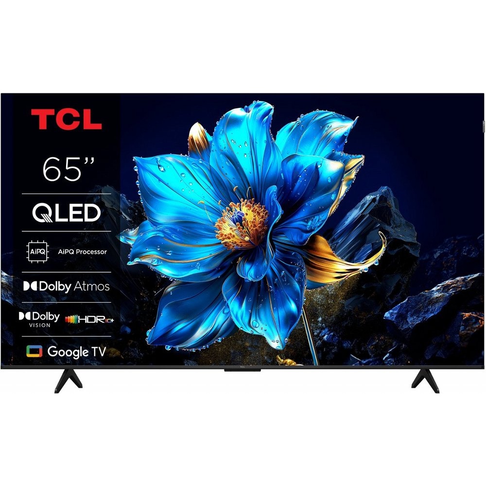 TCL 65P71K 65″ | 4K QLED Smart TV | Google TV | Dolby Vision | Zwart