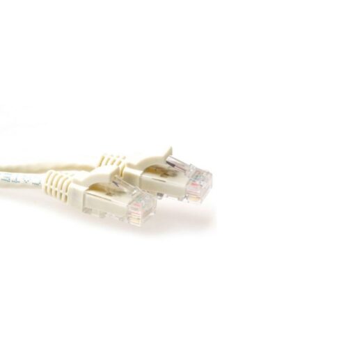 ACT UTP Cat 6A Netwerkkabel | 0,5 m | Ivoor