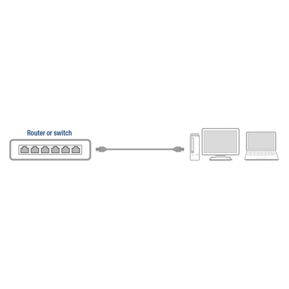 ACT netwerkkabel | Cat6 | U/UTP (UTP) | 2 m | Zwart | AC4002 - Afbeelding 3