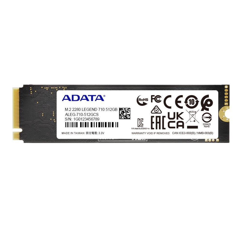 ADATA Legend 710 | 512GB NVMe SSD | M.2 Gen3 | 2400 MB/s Lezen | 1600 MB/s Schrijven - Afbeelding 7