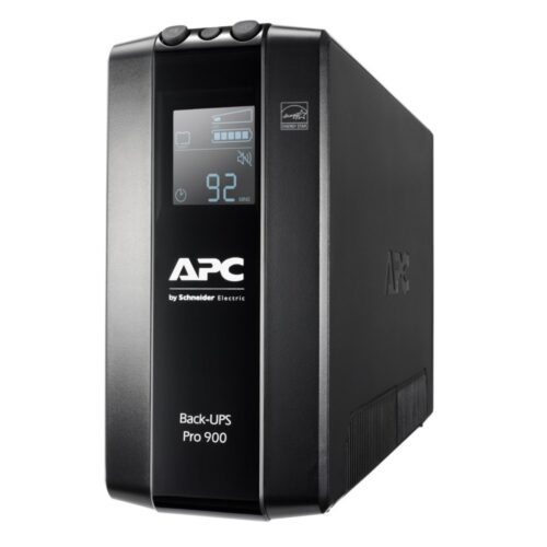 APC Back-UPS Pro BR900MI | 900 VA | 6x IEC C13 Stopcontacten | AVR Spanningstabilisatie | LCD-Statusdisplay