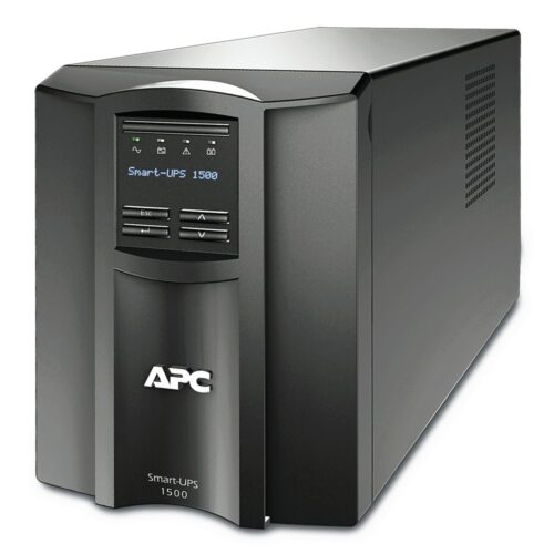 APC Smart-UPS SMT1500IC | 1500 VA / 1000 W | 8x IEC C13 Stopcontacten | Zuivere Sinusgolf | AVR Spanningsregeling | LCD-scherm | SmartConnect