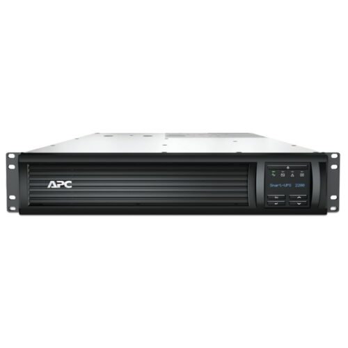 APC Smart-UPS SMT2200RMI2UC | 2200 VA / 1980 W | 2U Rackmount | 8x IEC C13 & 1x IEC C19 Stopcontacten | Zuivere Sinusgolf | AVR Spanningsregeling | LCD-scherm | SmartConnect