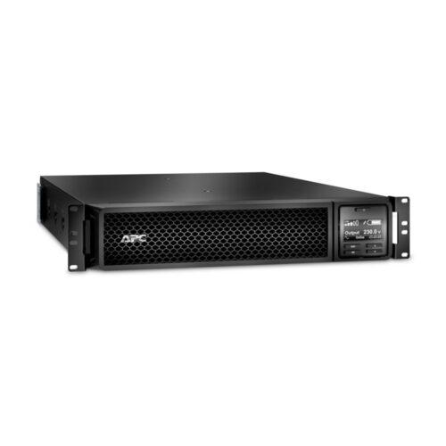 APC Smart-UPS SRT3000RMXLI | 3000 VA / 2700 W | 2U Rackmount | 8x IEC C13 & 2x IEC C19 Stopcontacten | Dubbele Conversie Online | Zuivere Sinusgolf | AVR Spanningsregeling | LCD-scherm | Uitbreidbare Runtime
