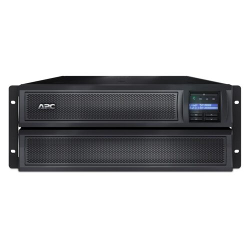 APC Smart-UPS X SMX2200HV | 2200 VA / 1980 W | 4U Rack/Tower Convertible | 8x IEC C13 & 2x IEC C19 Stopcontacten | Zuivere Sinusgolf | AVR Spanningsregeling | LCD-scherm | Uitbreidbare Runtime