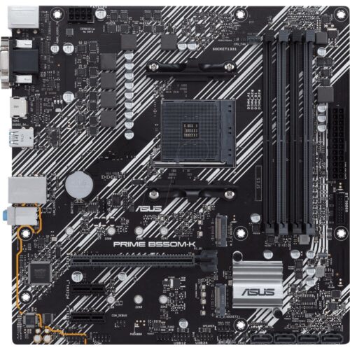 ASUS PRIME B550M-K | Socket AM4 | AMD B550 | 4xDDR4 | Micro-ATX | Moederbord