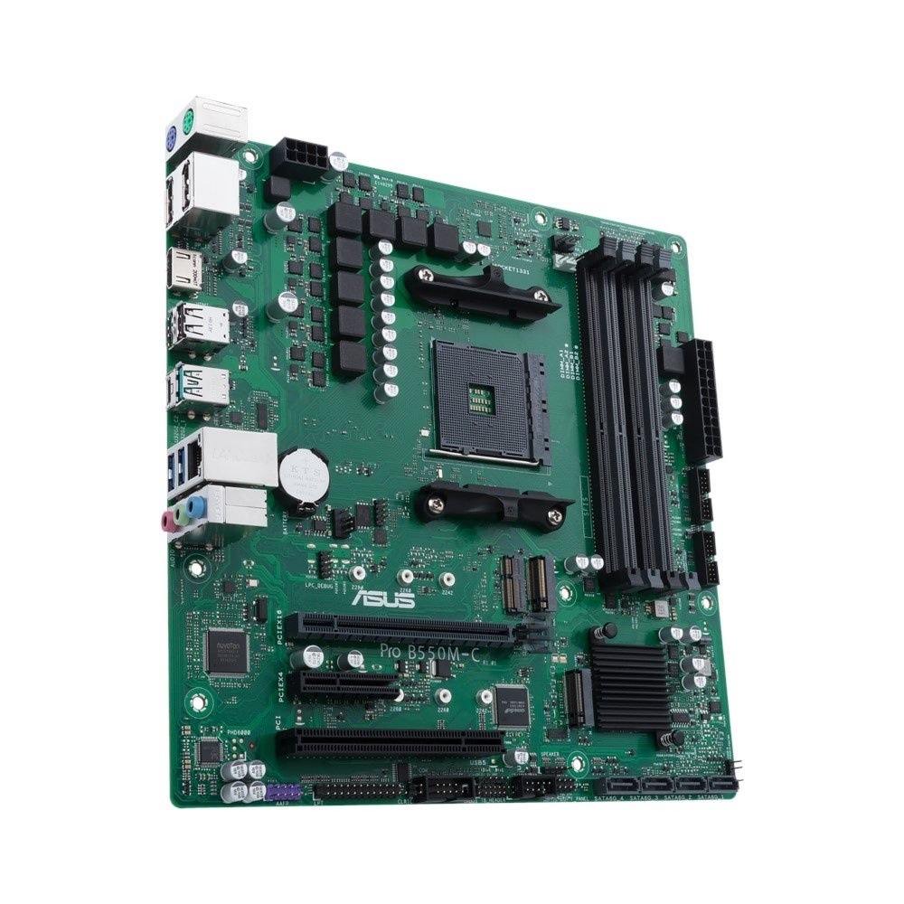 ASUS PRO B550M-C/CSM | Socket AM4 | AMD B550 | 4xDDR4 | Micro-ATX | Moederbord - Afbeelding 3