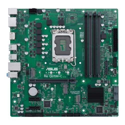ASUS PRO Q670M-C-CSM | Socket LGA 1700 | Intel Q670 | 4xDDR5 | Micro-ATX | Moederbord