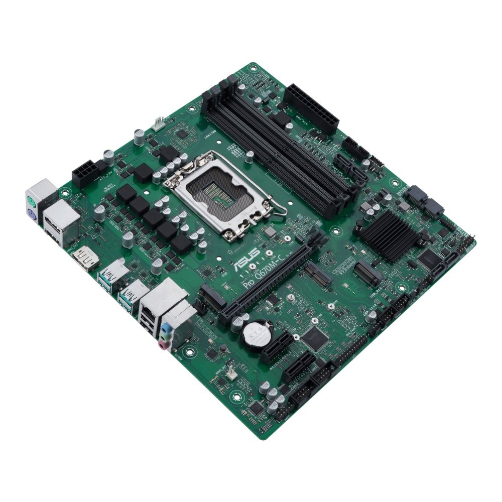 ASUS PRO Q670M-C-CSM | Socket LGA 1700 | Intel Q670 | 4xDDR5 | Micro-ATX | Moederbord - Afbeelding 3