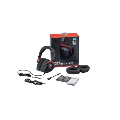 ASUS ROG Delta S Core | Bedrade Over-ear Gaming Headset 3.5mm Connector | RGB | Zwart