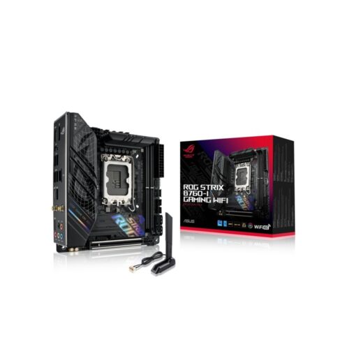 ASUS ROG STRIX B760-I GAMING WIFI | Socket LGA 1700 | Intel B760 | 2xDDR5 | Mini-ITX | Moederbord