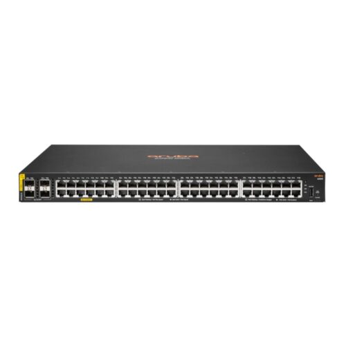 Aruba 6000 48G | Managed L3 Switch | 48x Gigabit PoE+ | 4x SFP | 370W PoE-budget | 1U Rackmount