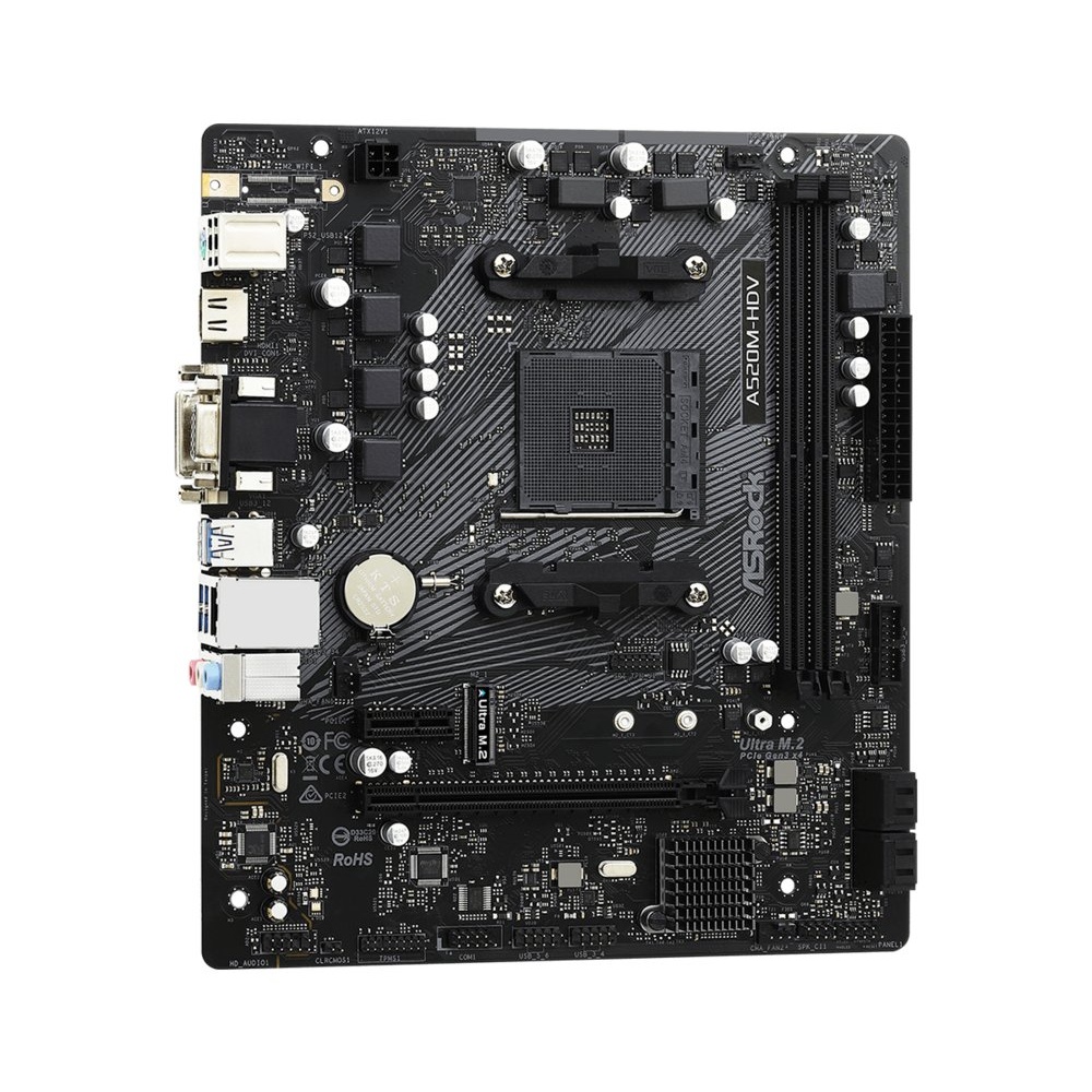 Asrock A520M-HDV | Socket AM4 | AMD A520 | 2xDDR4 | Micro-ATX | Moederbord - Afbeelding 4