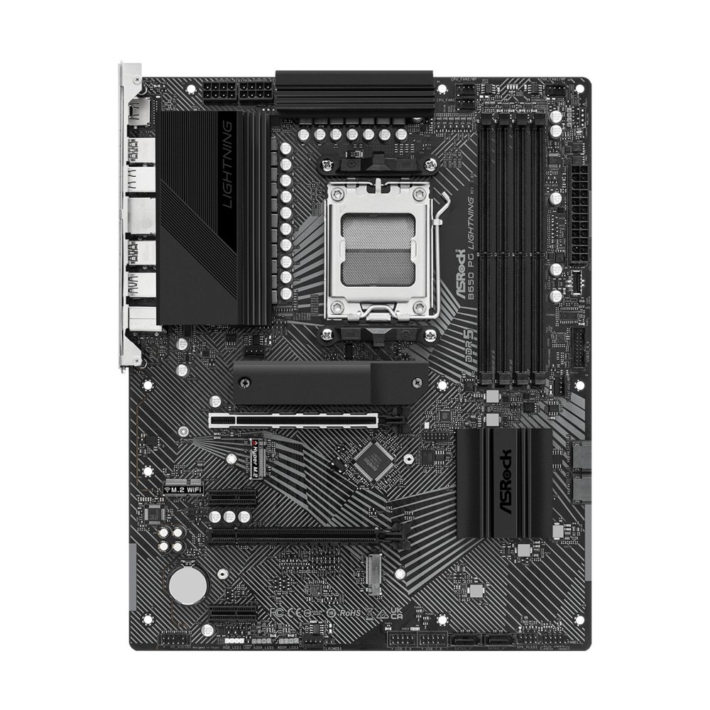 Asrock B650 PG Lightning | Socket AM5 | AMD B650 | 4xDDR5 | ATX | Moederbord - Afbeelding 2