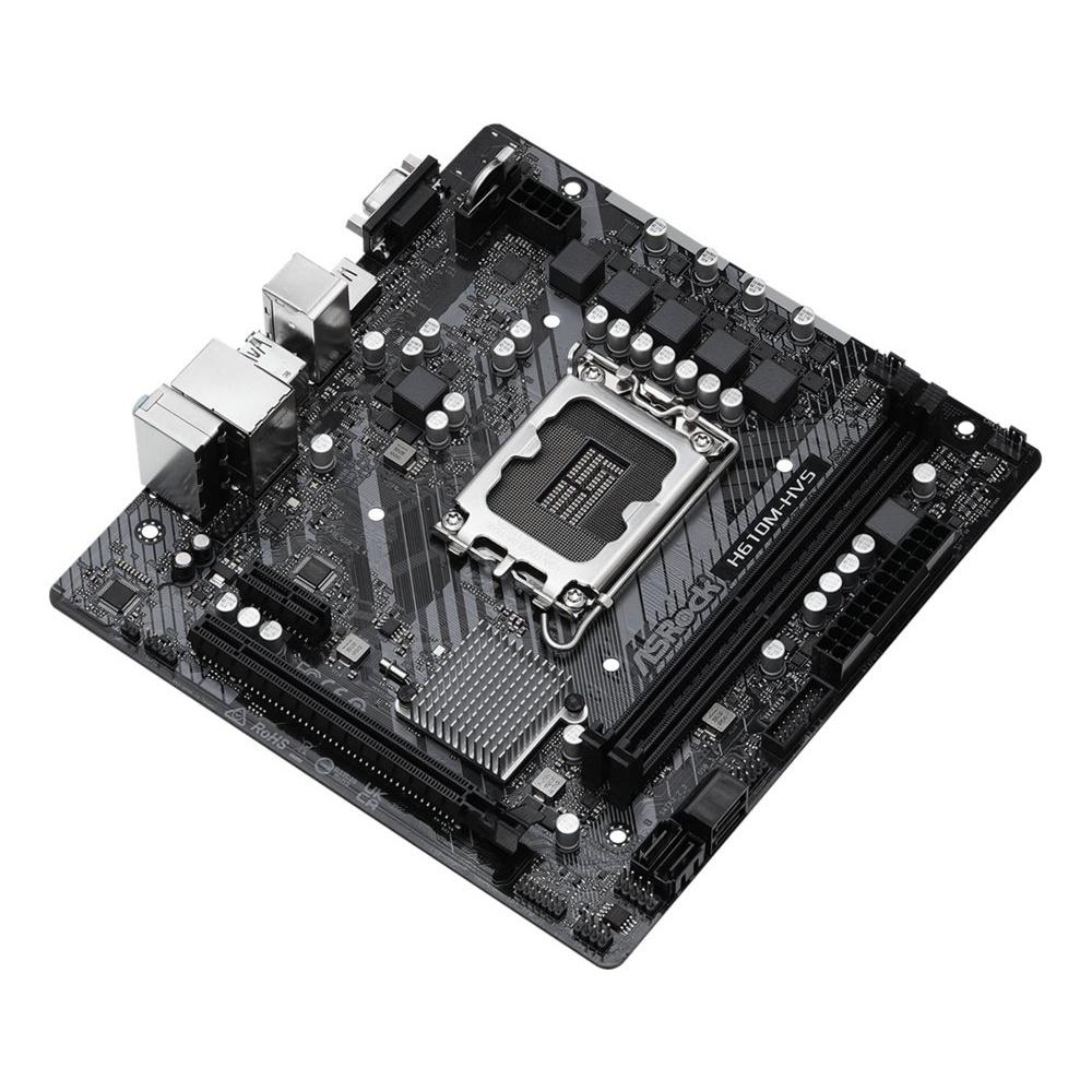 Asrock H610M-HVS Intel H610 | Socket LGA 1700 | Intel H610 | 2xDDR4 | Micro-ATX | Moederbord - Afbeelding 3
