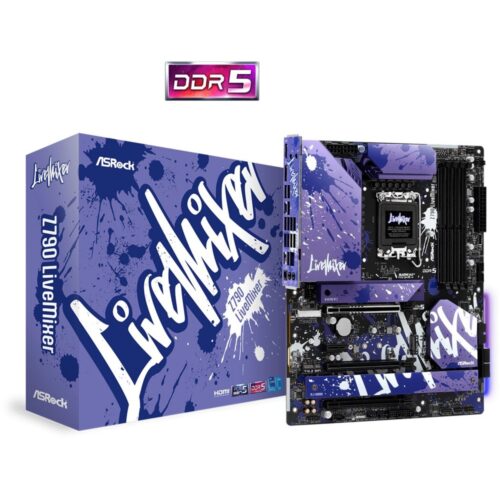 Asrock Z790 LiveMixer | Socket LGA 1700 | Intel Z790 | 4xDDR5 | ATX | Moederbord