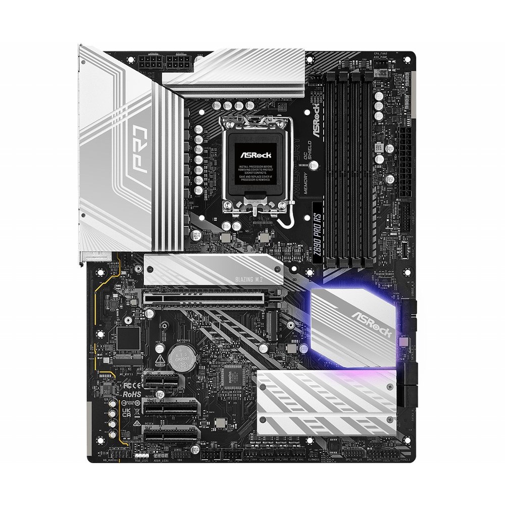 Asrock Z890 Pro RS | Socket LGA 1851 | Intel Z890 | 4xDDR5 | ATX | Moederbord - Afbeelding 2