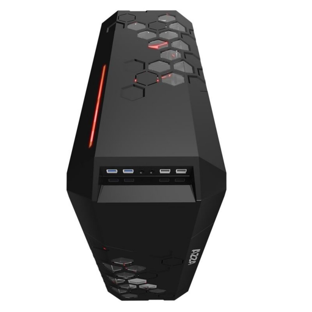 Azza Storm 6000B RGB | Full Tower Case | Zwart - Afbeelding 3
