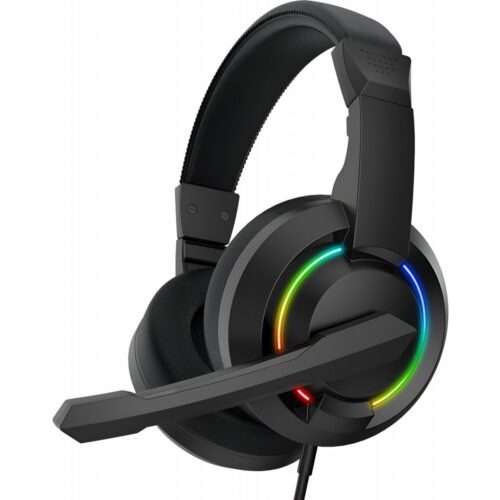 Baracuda HYDRA RGB Rainbow | Gaming Headset 3,5mm & USB | Zwart