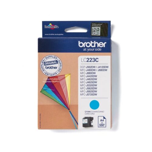 Brother LC-223C | Originele Cyaan Inktcartridge | 1 Stuk