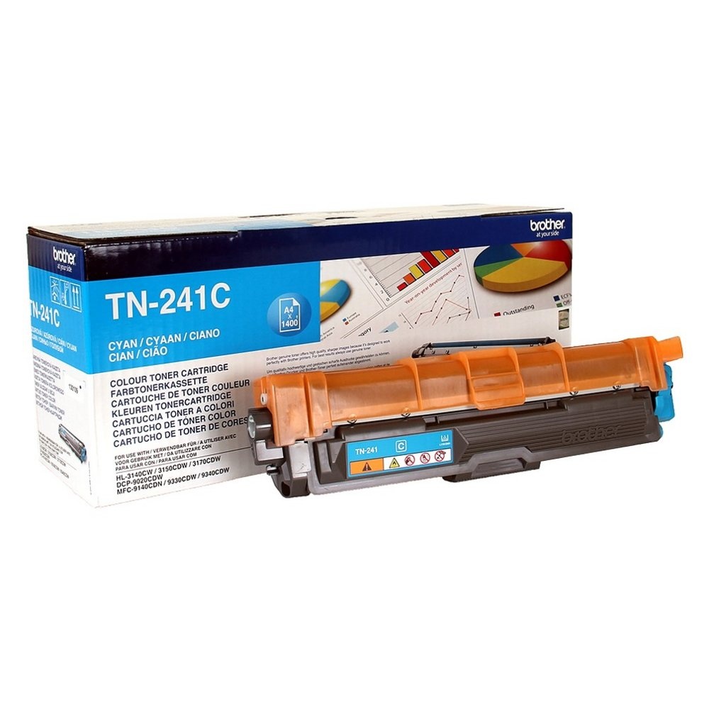 Brother TN-241C | Tonercartridge | Origineel | Cyaan | 1 stuk