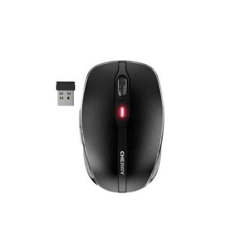 Cherry MW 8C Advanced | Draadloze Muis | Links- en Rechtshandig | RF + Bluetooth | 3200 DPI | Zwart/Grijs