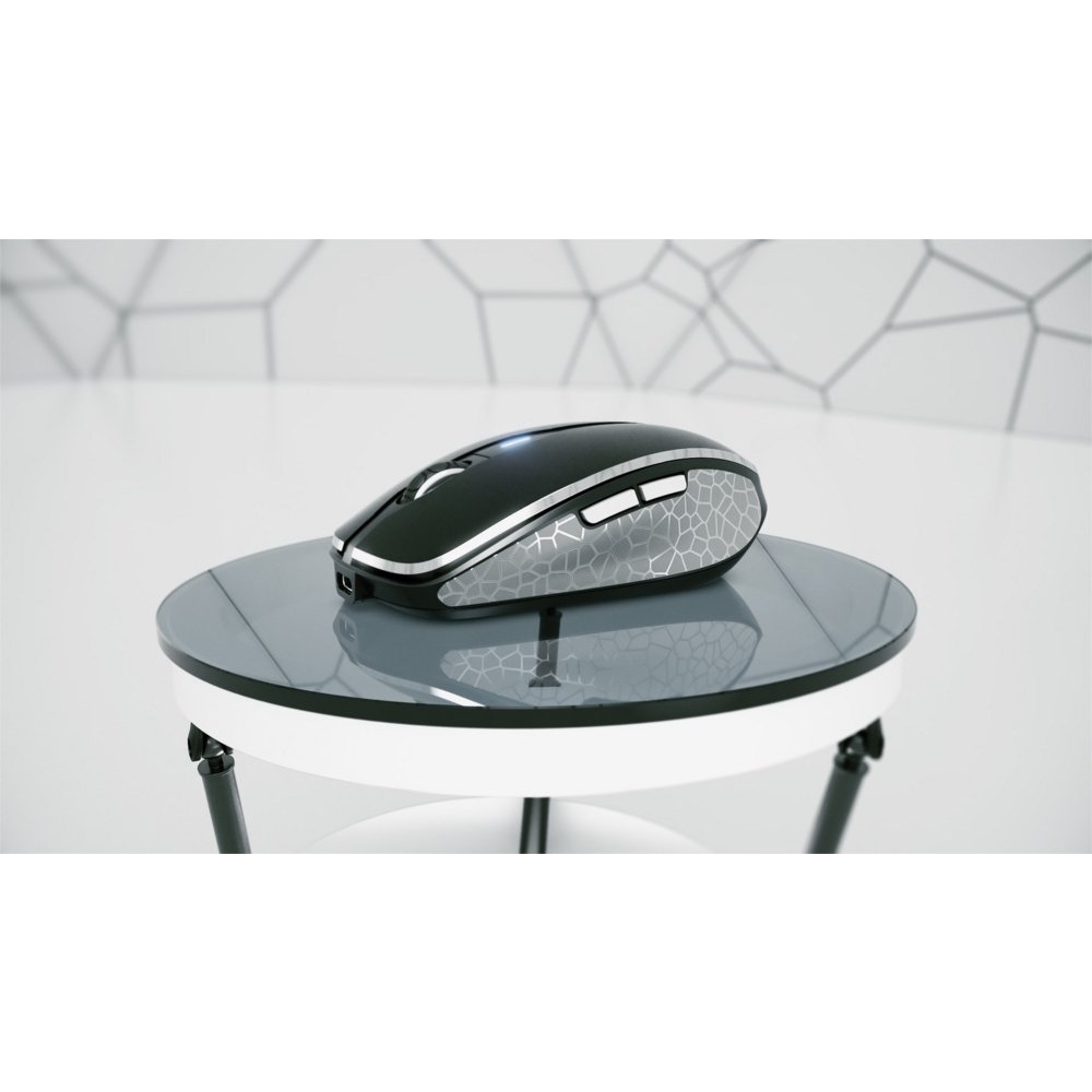 Cherry MW 8C Advanced | Draadloze Muis | Links- en Rechtshandig | RF + Bluetooth | 3200 DPI | Zwart/Grijs - Afbeelding 3
