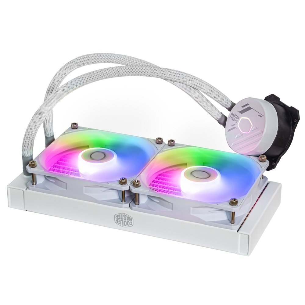 Cooler Master MasterLiquid 240L ARGB | White Edition | All-in-One CPU Waterkoeler - Afbeelding 3