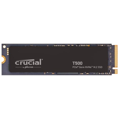 Crucial T500 | 2 TB NVMe SSD | M.2 Gen 4 | 7.400 MB/s Lezen | 7.000 MB/s Schrijven