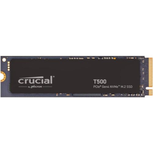 Crucial T500 | 500GB NVMe SSD | M.2 Gen4 | 7.200MB/s Lezen | 5.700MB/s Schrijven