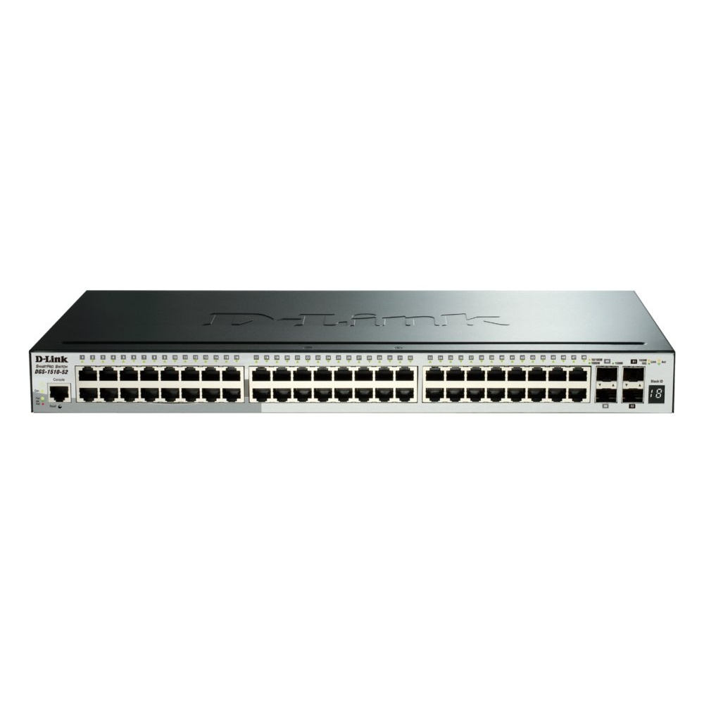 D-Link DGS-1510-20/E | 16-poorts Gigabit L2/L3 Smart Managed Switch | 2x SFP | 2x 10G SFP+ | 76 Gbps switchingcapaciteit | Rackmount 1U | Grijs - Afbeelding 5