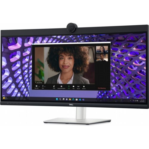 Dell P3424WEB | 34,1" WQHD IPS Curved Monitor (3440x1440) | USB-C | Webcam | Zwart