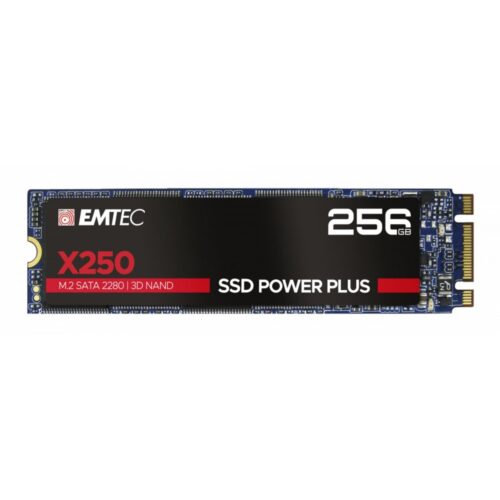 Emtec X250 | M.2 SSD (SATA III) | 256GB | 3D NAND