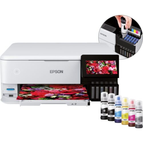 Epson EcoTank ET-8500 | All-in-One Inkjetprinter | 6-Kleuren Inktsysteem | A4 | Wi-Fi | Wit