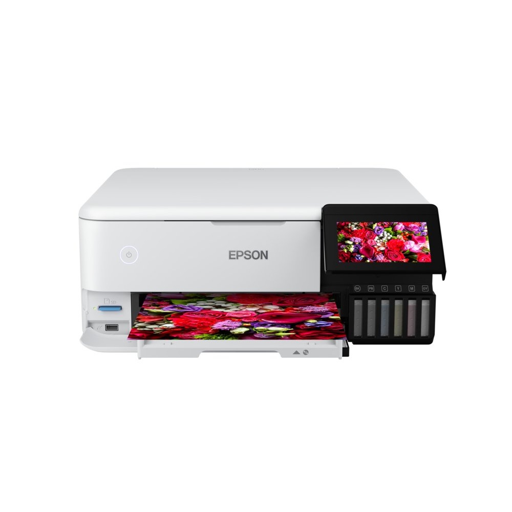 Epson EcoTank ET-8500 | All-in-One Inkjetprinter | 6-Kleuren Inktsysteem | A4 | Wi-Fi | Wit - Afbeelding 2