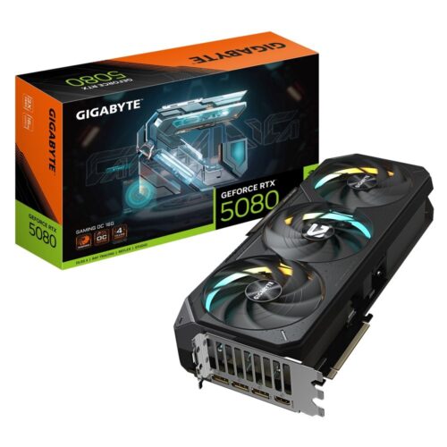 GIGABYTE GeForce RTX 5080 GAMING OC | 16GB GDDR7 | DLSS 4 | Videokaart | Nvidia GPU