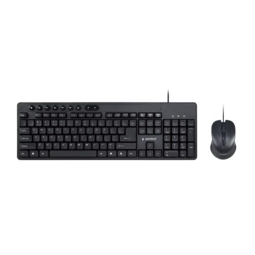 Gembird KBS-UM-04 | Bedrade Muis en Toetsenbordcombo | QWERTY
