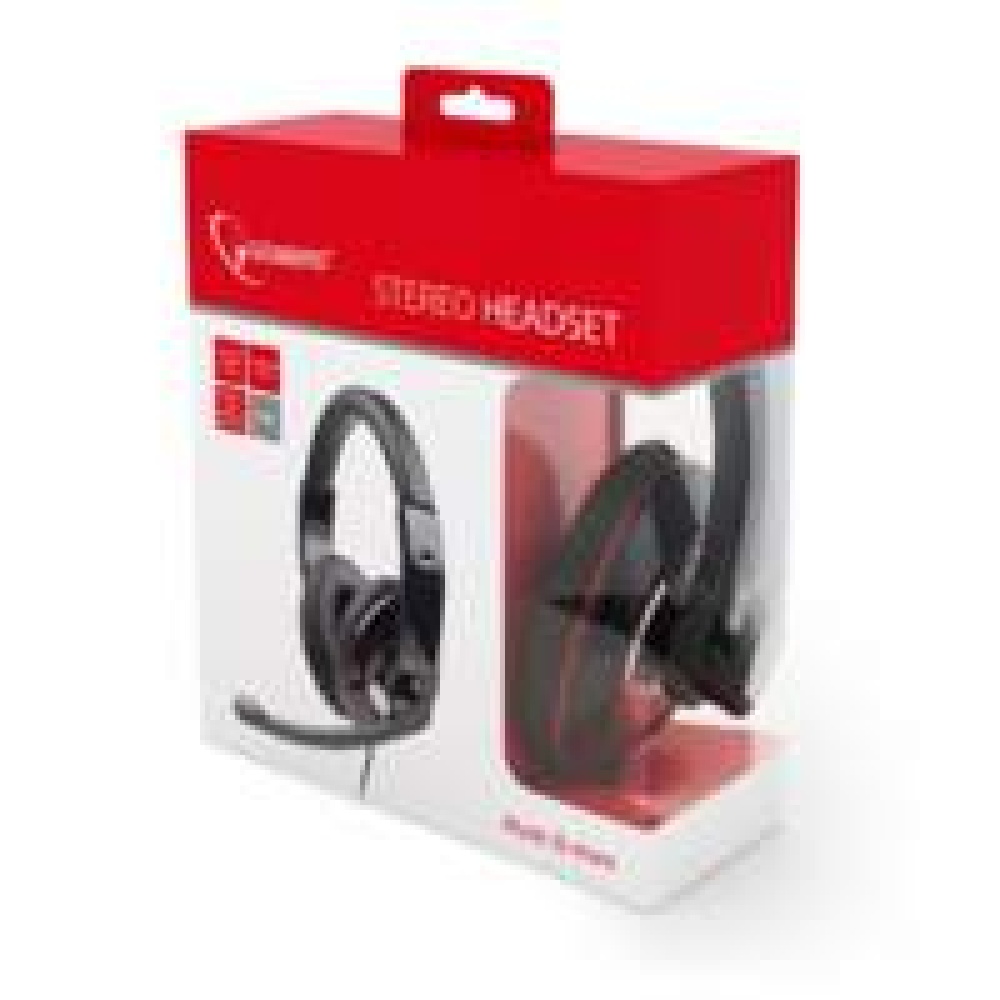 Gembird MHS-001 | Bedrade On-Ear Headset USB-A | Zwart - Afbeelding 3