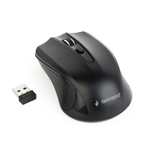 Gembird MUSW-4B-04 | Draadloze Muis | Links- en Rechtshandig | RF | 1600 DPI | Zwart