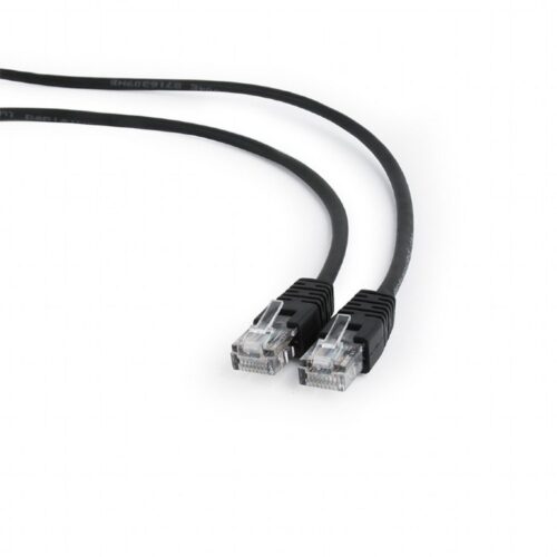 Gembird U/UTP Cat 5E Netwerkkabel | 1 m | Zwart